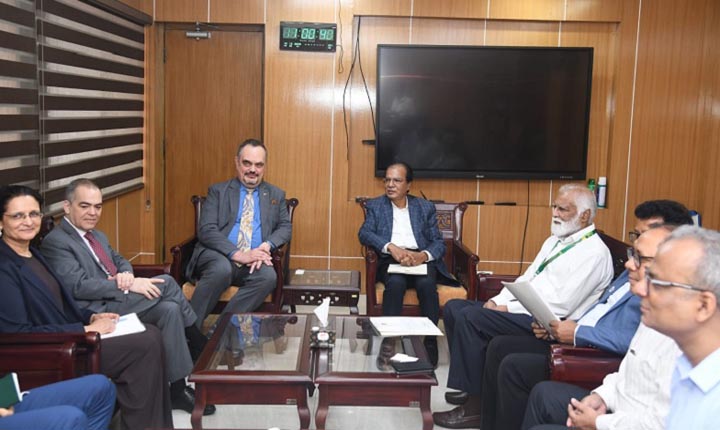 দুর্যোগ ব্যবস্থাপনা ও ত্রাণমন্ত্রীর সাথে মার্কিন রাষ্ট্রদূতের সাক্ষাৎ