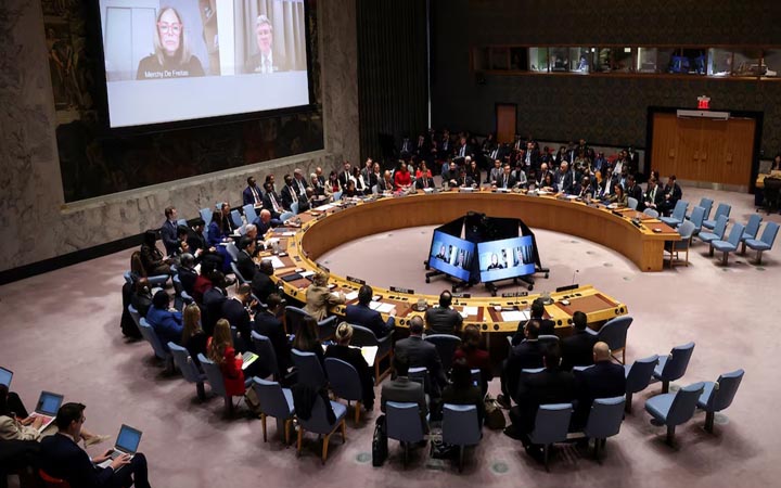 ভেনেজুয়েলা ইস্যুতে জরুরি বৈঠকে জাতিসংঘ নিরাপত্তা পরিষদ