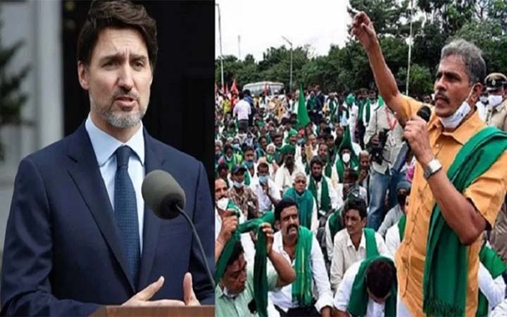 ভারতে কৃষক আন্দোলন: আন্দোলনকারী পাশেই আছেন জাস্টিন ট্রুডো