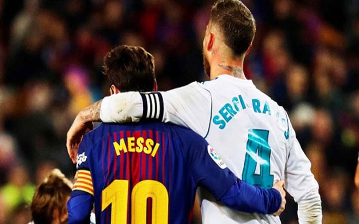মেসিকে রিয়ালে স্বাগত জানাবেন রামোস
