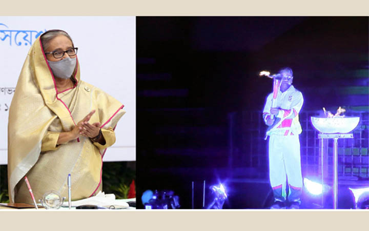 সরকার অলিম্পিক গেমসের যোগ্য করে ক্রীড়াবিদদের গড়ে তুলতে চায় : প্রধানমন্ত্রী