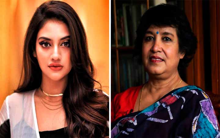 এক জনকে ত্যাগ করে অন্য জনকে বিয়ে করলেই জীবন সুখের হয় না, নুসরতকে তসলিমা