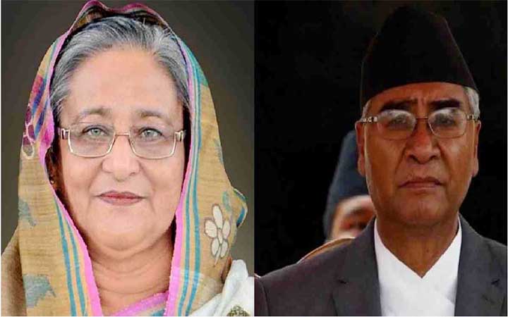 নেপালের নতুন প্রধানমন্ত্রীকে শেখ হাসিনার অভিনন্দন
