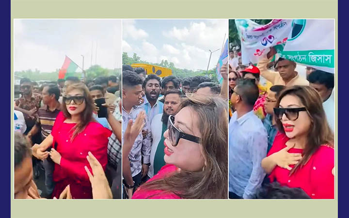 জিয়াউর রহমানের সমাধিতে ফুল দিতে গিয়ে তোপের মুখে ডা. সাবরিনা