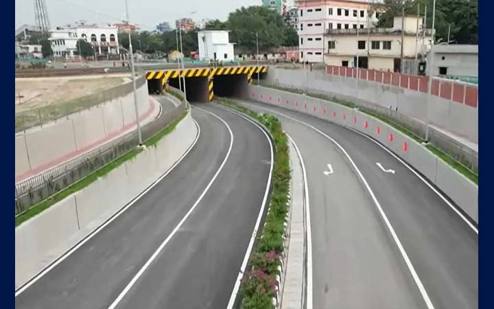 রাজধানীর টিটিপাড়া ৬ লেনের রেলওয়ে আন্ডারপাস উদ্বোধন