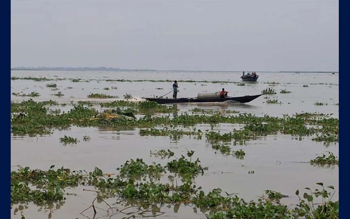 গাইবান্ধায় নদ-নদীর পানি বাড়ছে, তীরবর্তী এলাকায় বন্যা ও ভাঙনের শঙ্কা
