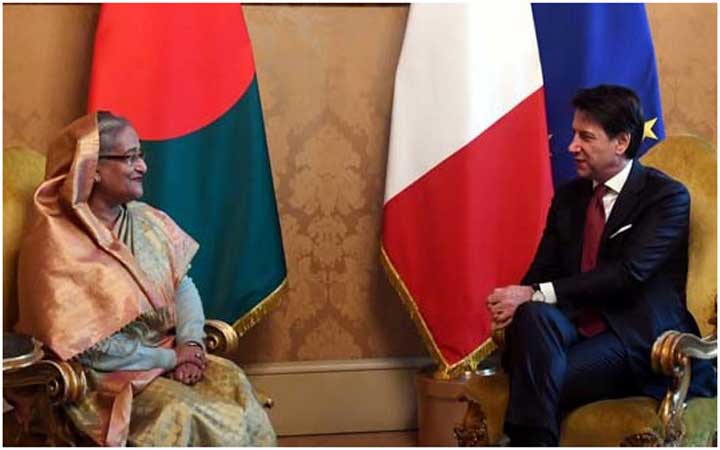 রোহিঙ্গাদের সহায়তায় ইতালির ১০ লাখ ইউরো দেয়ার প্রতিশ্রুতি