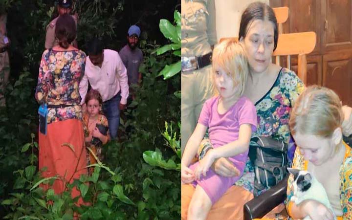 ভারতে দুর্গম পাহাড়ের একটি গুহা থেকে দুই সন্তানসহ রুশ নারী উদ্ধার