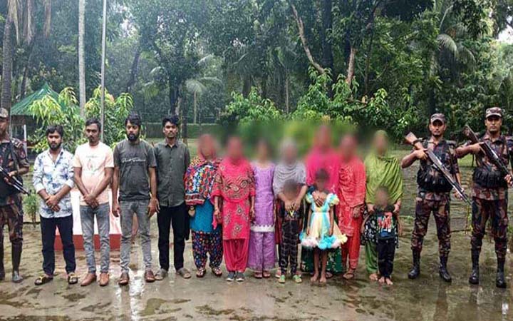 সীমান্তে ১৮ জনকে ঠেলে দিলো বিএসএফ