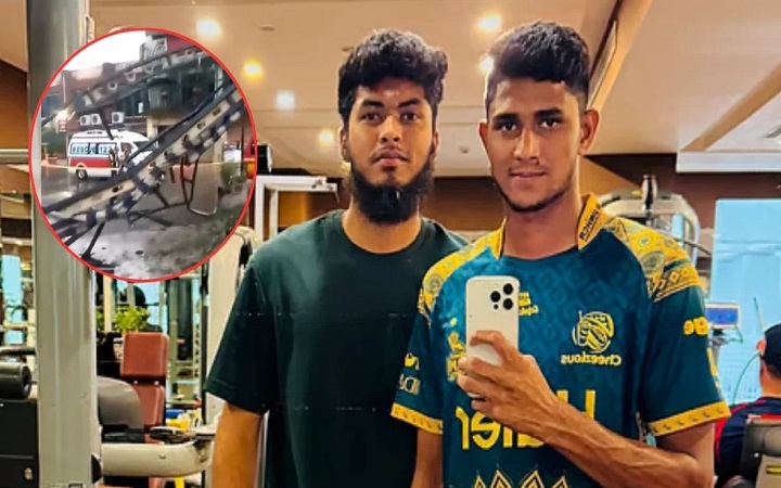 রাওয়ালপিন্ডি স্টেডিয়ামে ভারতের ড্রোন হামলা, ভালো আছেন নাহিদ-রিশাদ