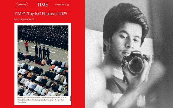 আমেরিকান ম্যাগাজিনে সেরার তালিকায় বাংলাদেশির তোলা নামাজের ছবি