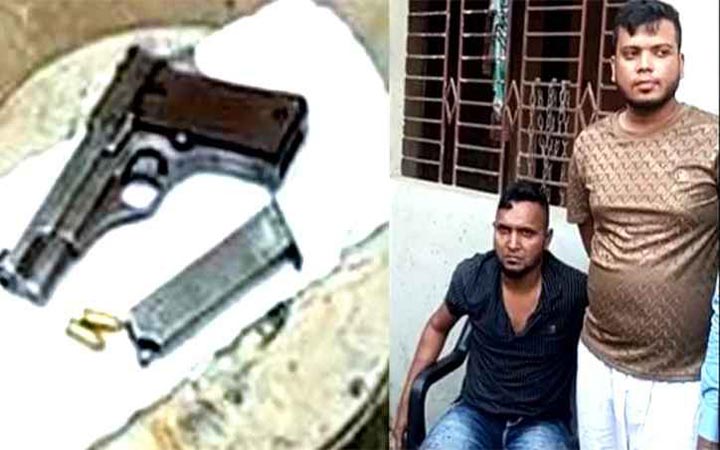 ফতুল্লায় বিদেশি পিস্তল-গুলিসহ দুই ভাই গ্রেফতার