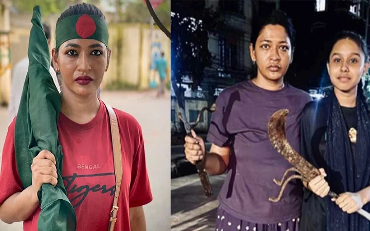 হাতে ‘বটি দা’ নিয়ে মধ্যরাতে ডাকাত নিধনে নামলেন বাঁধন