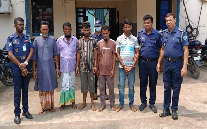 ব্রাহ্মণবাড়িয়ায় সংঘর্ষের ঘটনায় গ্রেফতার ৫ জন কারাগারে