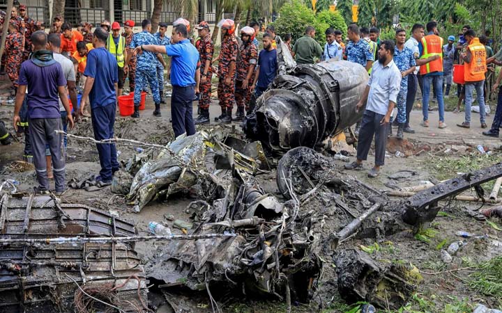 উত্তরায় বিমান বিধ্বস্তের ঘটনায় নিহতের সংখ্যা বেড়ে ২৭