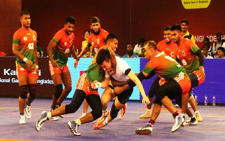 কাবাডি টুর্নামেন্ট: বাংলাদেশের কাছে পাত্তাই পেল না মালয়েশিয়া