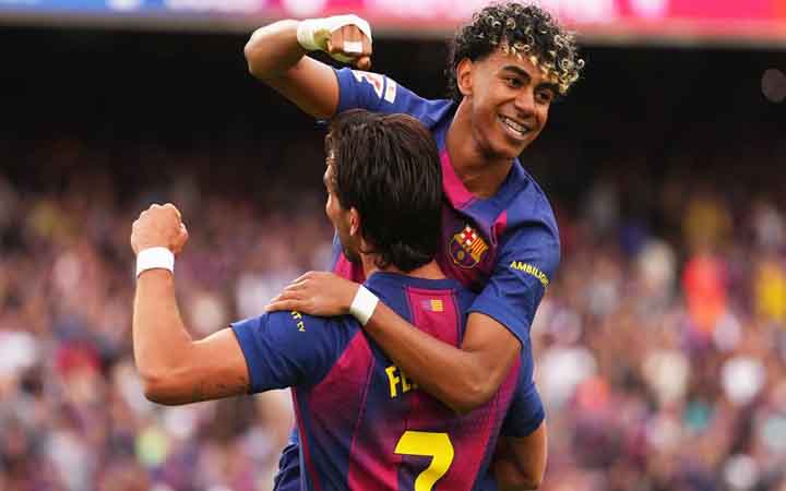 দাপুটে জয়ে শিরোপার আরও কাছে বার্সেলোনা