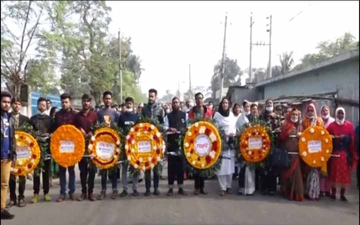 যশোরে শহীদ বুদ্ধিজীবী দিবস পালিত