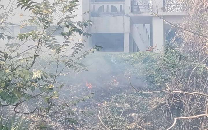 কুবির পাহাড়ে ফের আগুন
