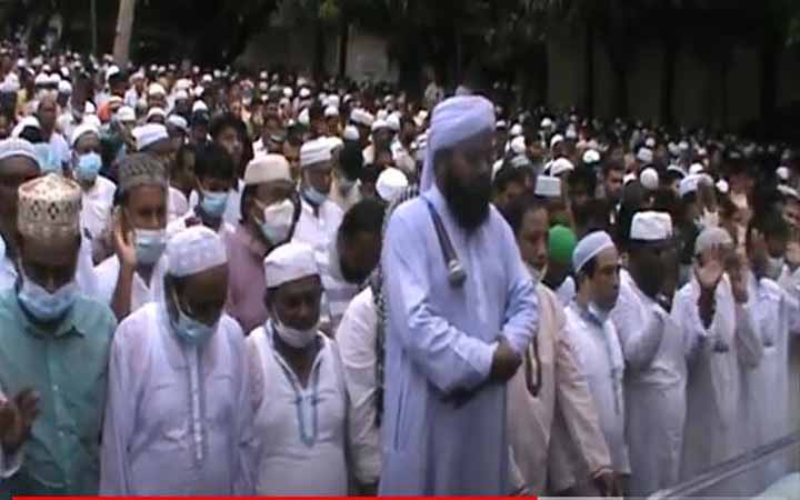 বাঘারপাড়া উপজেলা পরিষদ চেয়ারম্যানের দাফন সম্পন্ন