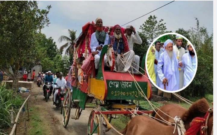 পাবনায় ইমামকে রাজকীয় বিদায়, মুসল্লিদের কান্না!