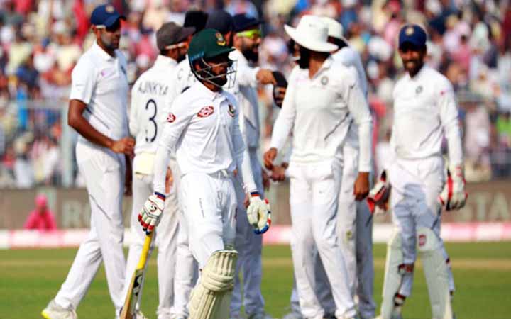 ভারতের কাছে ইনিংস ব্যবধানে হারলো বাংলাদেশ