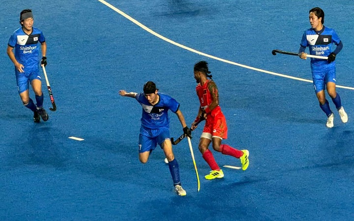 বিশ্বকাপে আমিরুলের হ্যাটট্রিক কোরিয়াকে রুখে দিলো বাংলাদেশ