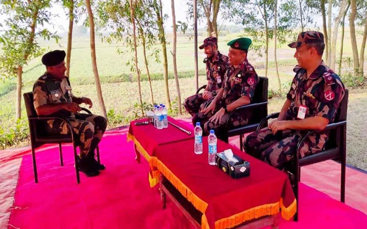 চুয়াডাঙ্গায় বিজিবি-বিএসএফ বৈঠক