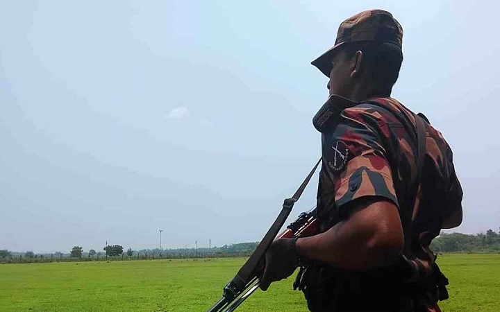 হবিগঞ্জে সীমান্তে সর্বোচ্চ সতর্কাবস্থায় বিজিবি