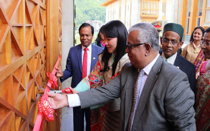 থিম্পুতে বাংলাদেশ দূতাবাসের নতুন কমপ্লেক্স উদ্বোধন