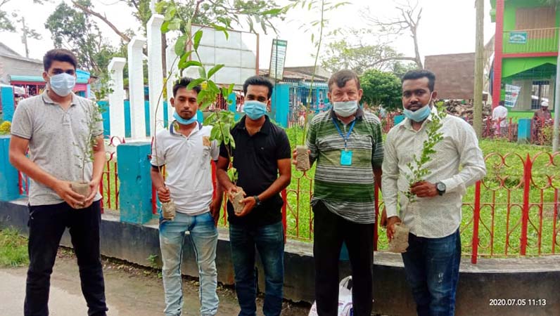 বৈকারি ইউনিয়ন ছাত্রলীগের উদ্যোগে বৃক্ষরোপণ কর্মসূচি পালিত!
