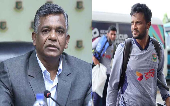 সাকিবের দলে ফেরা নিয়ে যা বললেন বিসিবির নতুন সভাপতি
