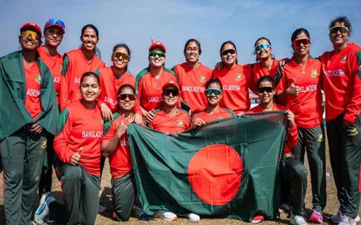 ২০২৮ নারী টি-টোয়েন্টি বিশ্বকাপে সরাসরি সুযোগ পেল বাংলাদেশ