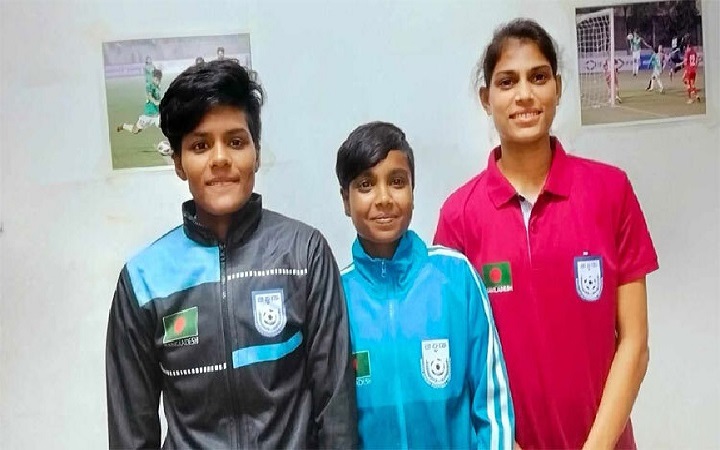 বাফুফের তিন নারী ফুটবলার এইচএসসি পাস করেছেন