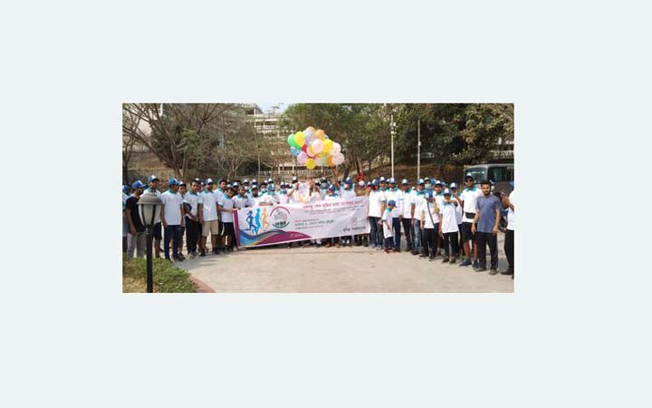 কুবিতে ‘বঙ্গবন্ধু শেখ মুজিব ঢাকা ম্যারাথন-২০২১’ অনুষ্ঠিত