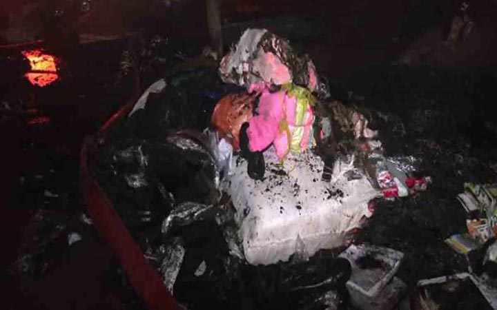 গভীর রাতে সুন্দরবন কুরিয়ার সার্ভিসে আগুন