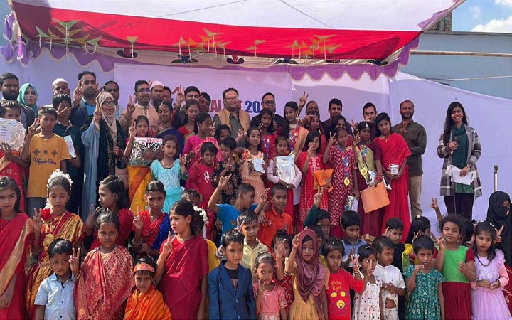 সুবিধাবঞ্চিত শিশুদের অংশগ্রহণে ‌‘স্পার্ক অফ ট্যালেন্ট’ অনুষ্ঠিত