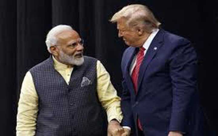 ভারতে পৌঁছেছেন ডোনাল্ড ট্রাম্প