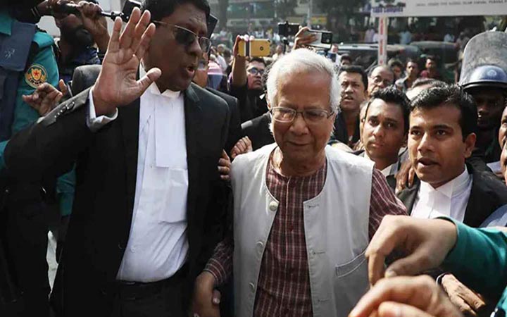 ২৫ যুক্তিতে খালাস চেয়ে আজ আপিল করবেন ড. ইউনূস