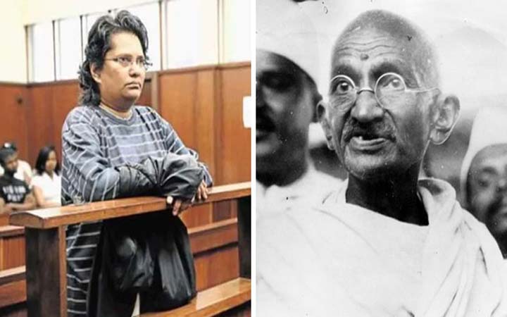 দক্ষিণ আফ্রিকায় জালিয়াতির মামলায় জেলে মহাত্মা গান্ধীর প্রপৌত্রী