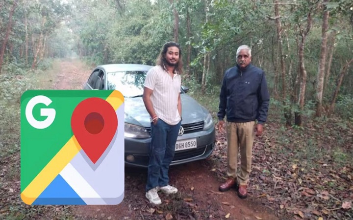 গুগল ম্যাপ দেখে চলতে গিয়ে জঙ্গলে হারালো গোটা পরিবার