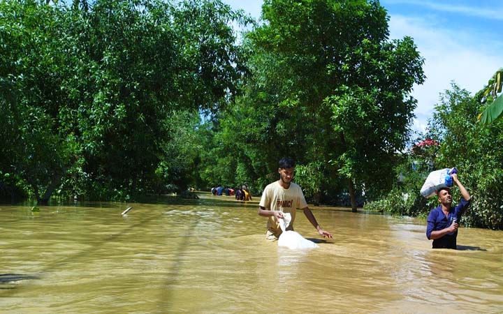 বন্যায় ফেনীতে প্রাণহানির সংখ্যা বেড়ে ২৮