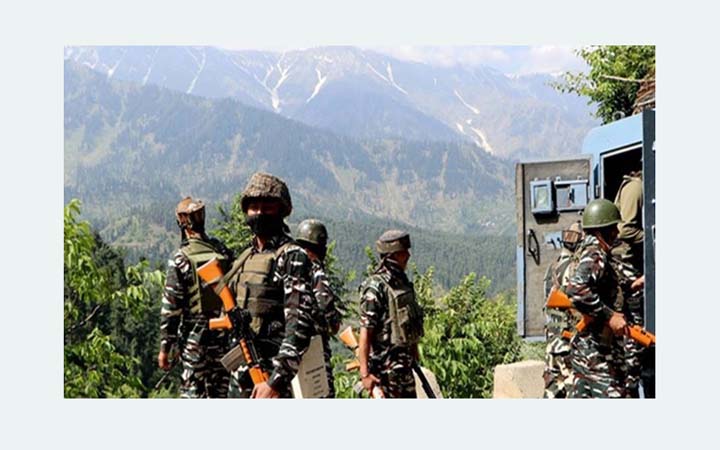 কাশ্মীরে বন্দুকধারীদের সাথে সংঘর্ষে ৫ ভারতীয় সেনা নিহত