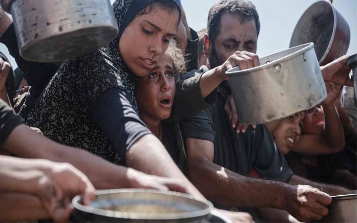 গাজায় ছড়িয়ে পড়ছে দুর্ভিক্ষ, অনাহারে আরও ১০ জনের মৃত্যু