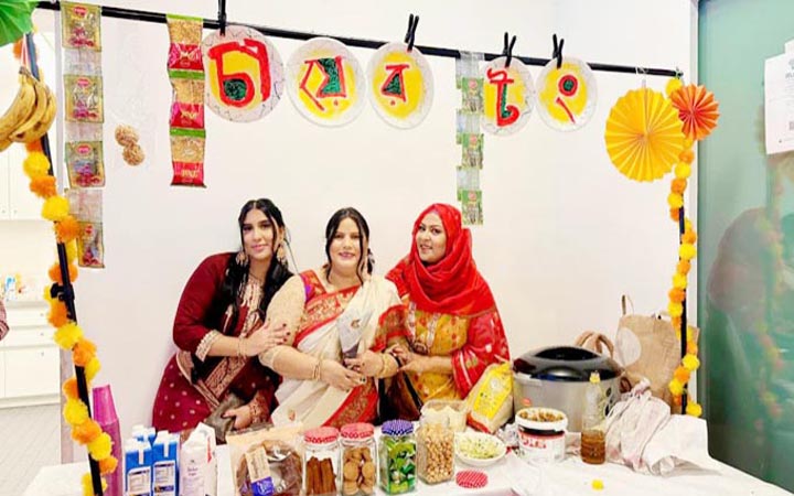 জার্মানির মানহাইমে প্রবাসীদের পিঠা উৎসব