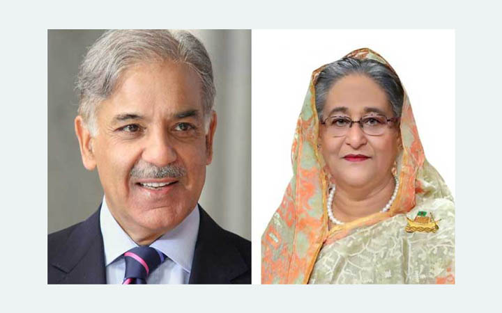শাহবাজ শরিফকে শেখ হাসিনার অভিনন্দন