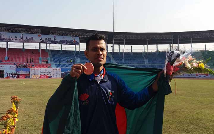 ব্রোঞ্জ পদক  জিতলেন আল আমিন