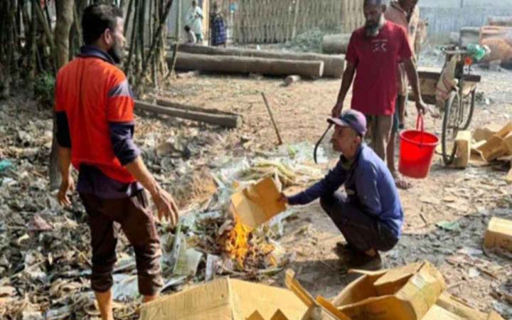 গোপালগঞ্জে ভেজাল সার জব্দ, ব্যবসায়ীকে জরিমানা