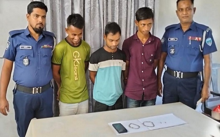 সরাইলে ৩ ছিনতাইকারী গ্রেফতার