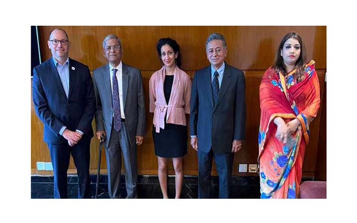 মার্কিন প্রতিনিধি দলের সঙ্গে বিএনপির বৈঠক